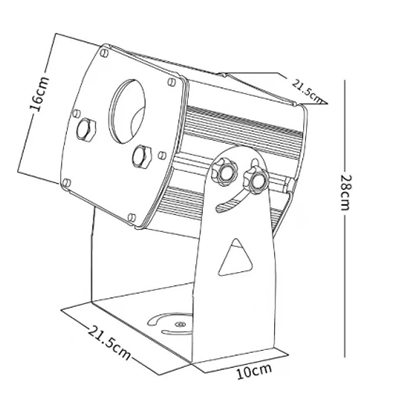 One Word Laser Lamp