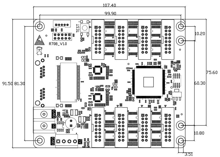 R708 Receiving Card R Series