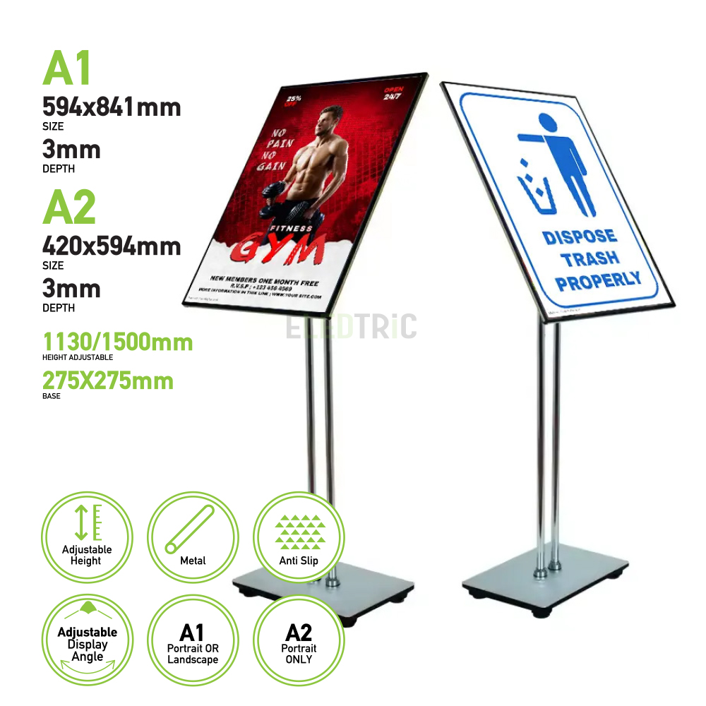 Adjustable LED Display Stand