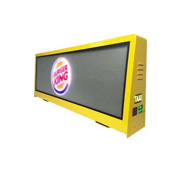 4G taxi top LED display screen cabinet