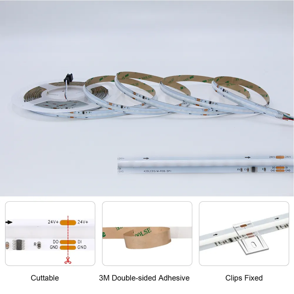 Flexible COB LED Digital Pixel Series Strip Light