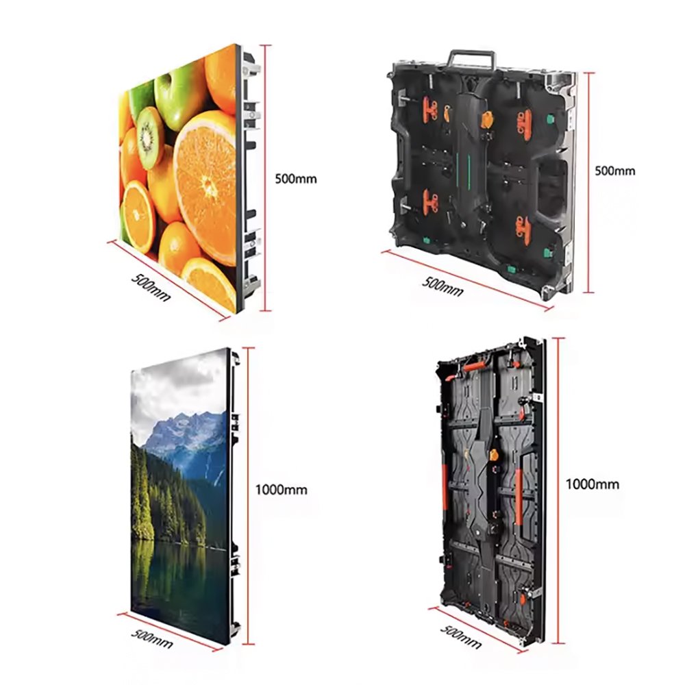 500*500-A aluminium alloy cabinet P3.91 P4.81 250*250 module